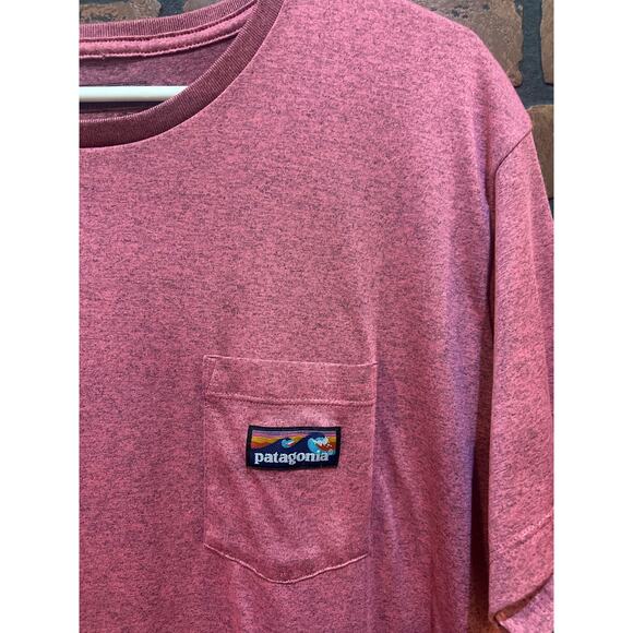 Patagonia Pocket T-Shirt XXL - Rare Wave Logo Tee - Picture 3 of 9